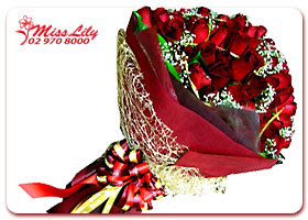 Valentine Circle Bouquet 99 Roses