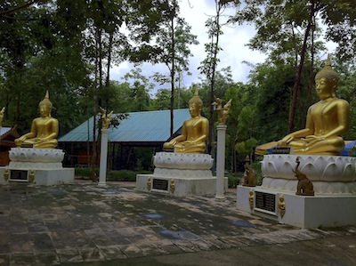 ลานพระเจ้า 5 พระองค์ วัดป่าวิปัสสนาทรงธรรม