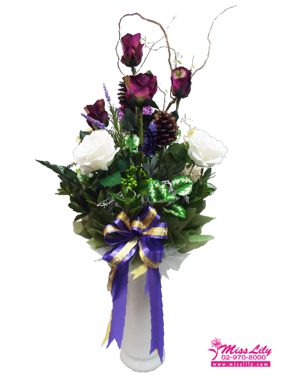 Artificial Flowers Vase