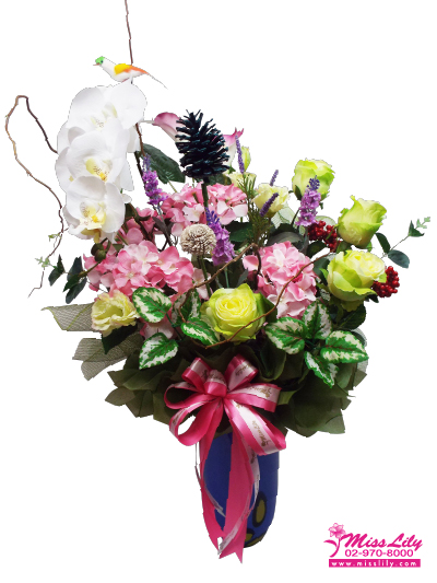 Artificial Flowers Vase