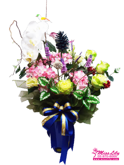 Artificial Flowers Vase