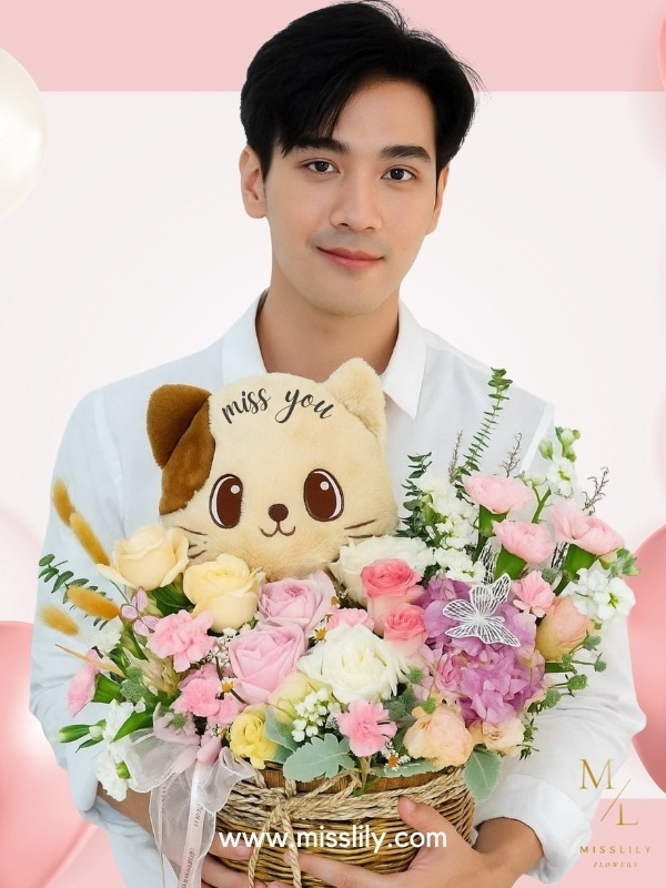 กระเช้าดอกไม้