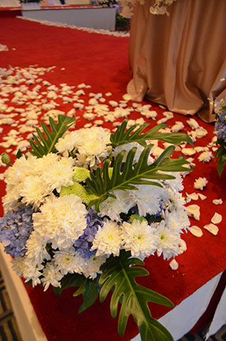 Wedding event at Plaza Athenee Hotel