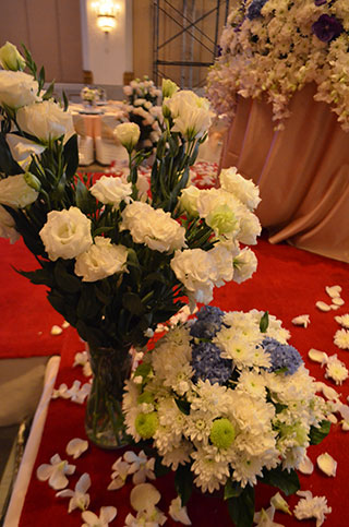 Wedding event at Plaza Athenee Hotel